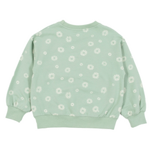 Load image into Gallery viewer, Sage Flower Crewneck
