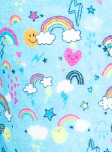 Load image into Gallery viewer, Rainbows Plush Robe
