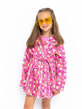 Load image into Gallery viewer, Flower Power Plush Robe
