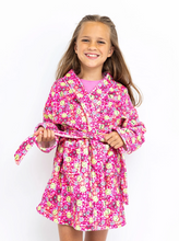 Load image into Gallery viewer, Flower Power Plush Robe
