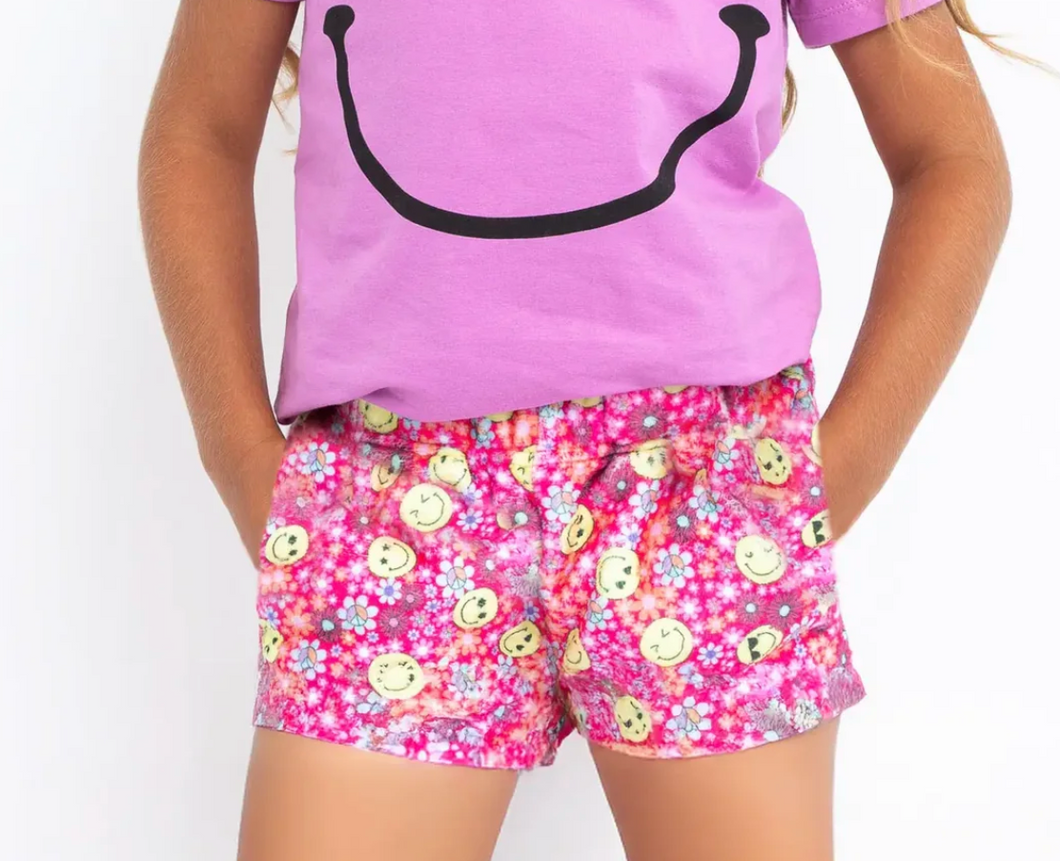 Flower Power Plush Shorts