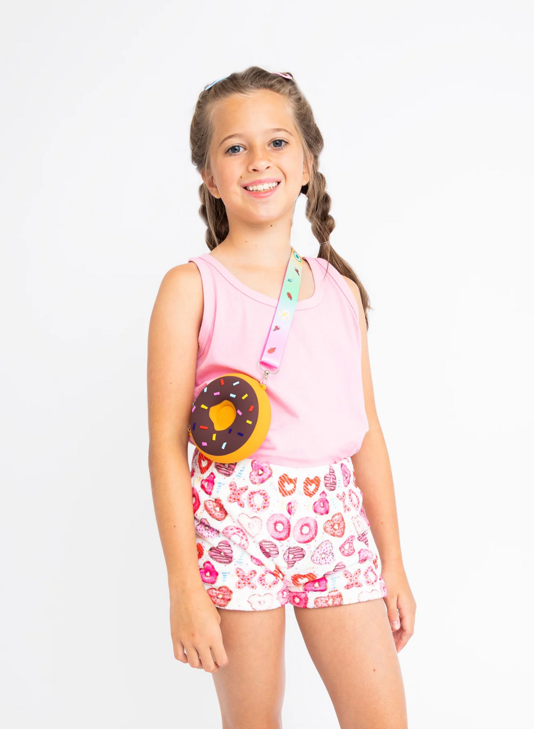 Heart Donuts Plush Shorts