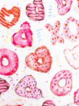Load image into Gallery viewer, Heart Donuts Plush Shorts
