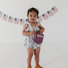 Load image into Gallery viewer, Mini Stars Purple Mini Belt Bag
