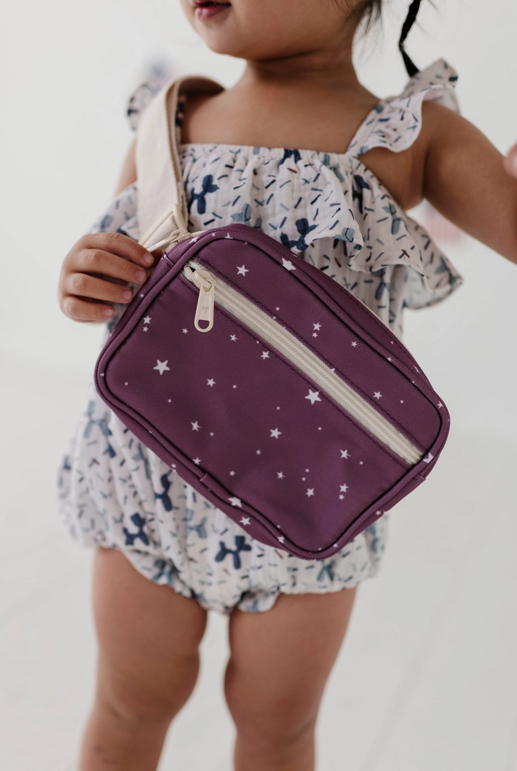 Mini Stars Purple Mini Belt Bag