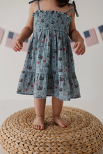 Load image into Gallery viewer, Retro America Tiered Dress
