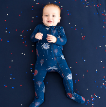 Load image into Gallery viewer, Celebration 2-Way Zippered Footie
