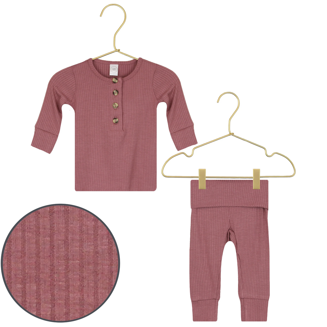Marjorie Ribbed Top & Pant Set