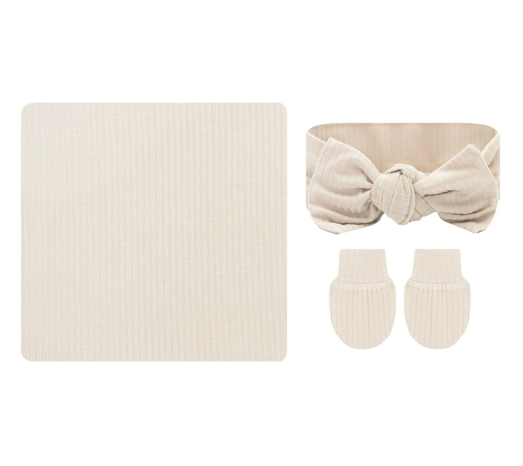 Cove Ribbed Newborn Headband Bundle