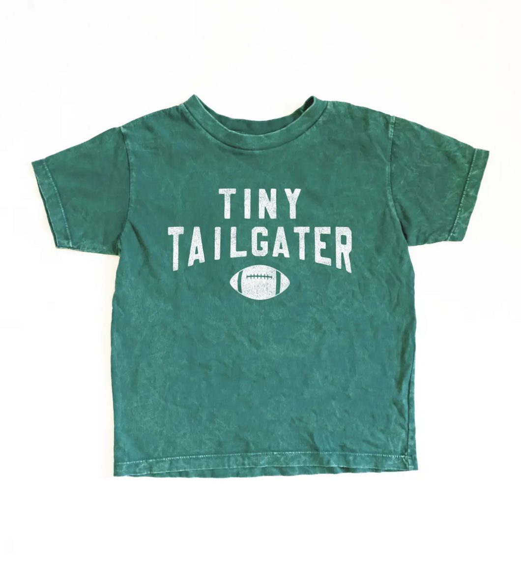 Tiny Tailgater Tee In Vintage Jade