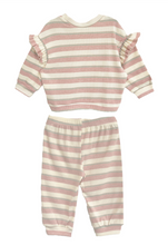 Load image into Gallery viewer, Pink Candy Stripe 2pc Set
