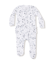 Load image into Gallery viewer, Caroline&#39;s Calico Ruffle Two-Way Zip Footie
