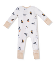 Load image into Gallery viewer, Sporty Puppies 2-Way Zipper Romper
