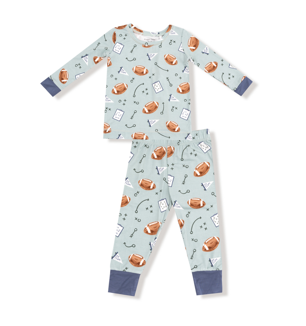 Touchdown Time Grey Mist PJ Set