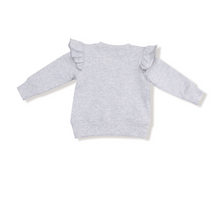 Load image into Gallery viewer, Love Football Ruffle Crewneck
