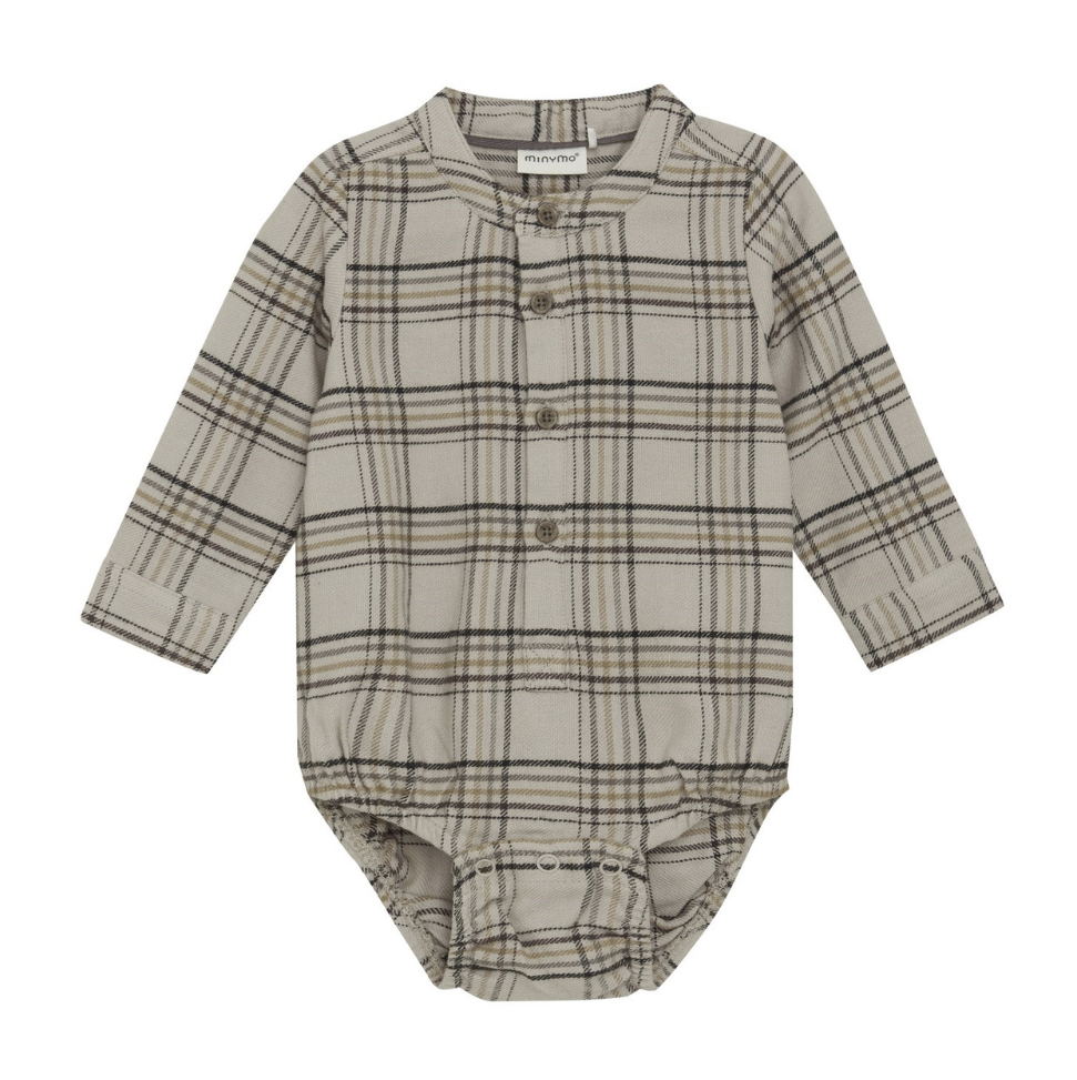 Fall Flannel Plaid Onesie