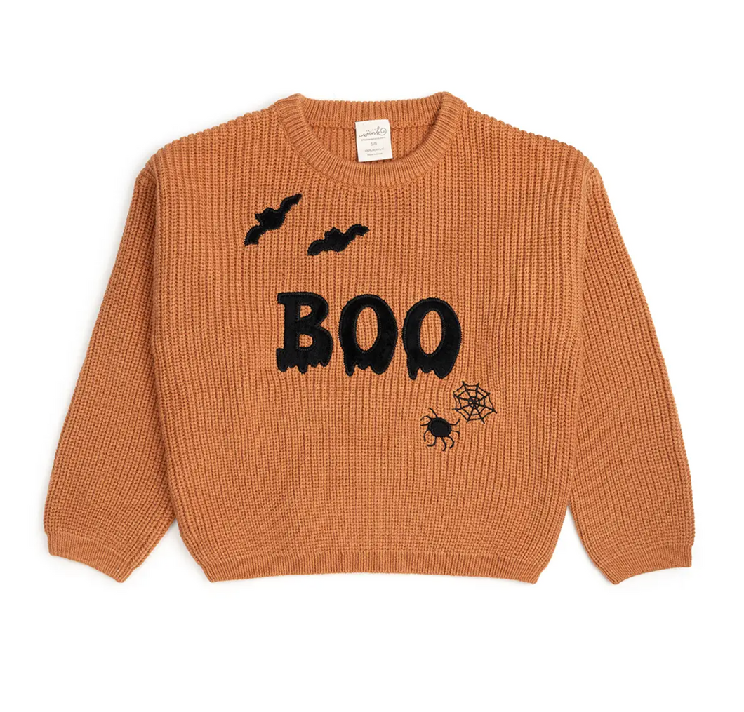 BOO Drip Halloween Knit Sweater