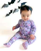 Load image into Gallery viewer, Audrey Ruffle Zipper Footie
