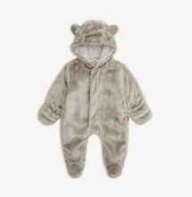 Load image into Gallery viewer, Storm Magnetic Minky Bear Footie
