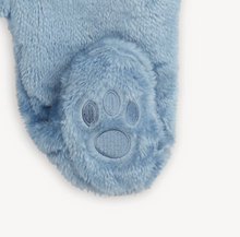 Load image into Gallery viewer, Winter Sky Magnetic Minky Bear Footie
