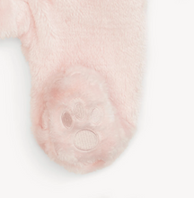 Load image into Gallery viewer, Pink Blossom Magnetic Minky Bear Footie
