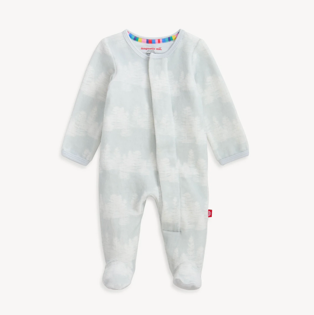Birch Trees Velour Magnetic Footie