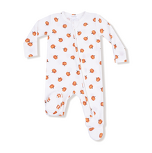 Load image into Gallery viewer, Little Pumpkins Two-Way Zip Footie
