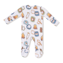 Load image into Gallery viewer, Smores Two-Way Zip Footie
