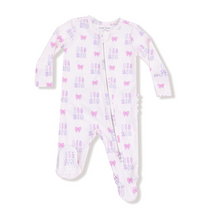 Load image into Gallery viewer, Lil Sis Ruffle 2-Way Zipper Footie
