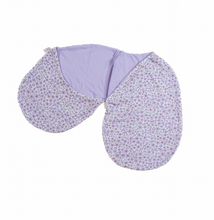 Load image into Gallery viewer, Cocoon Swaddle - Purple Posies
