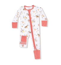 Load image into Gallery viewer, Farm Sounds 2-Way Zipper Romper
