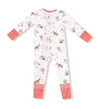 Load image into Gallery viewer, Farm Sounds 2-Way Zipper Romper
