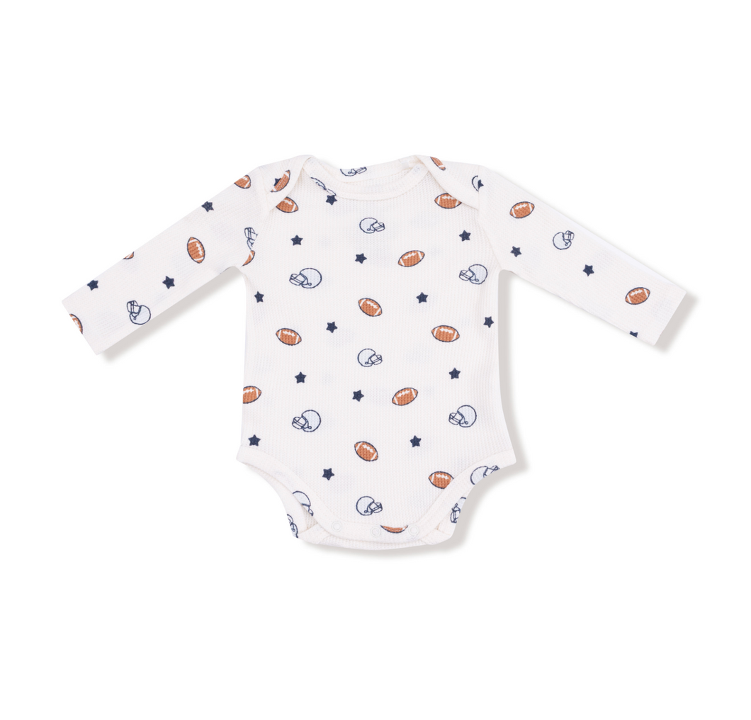Footballs And Stars Bodysuit