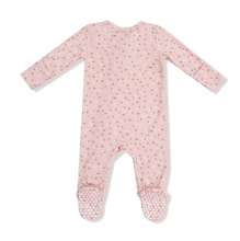 Load image into Gallery viewer, Carrie Floral 2-Way Zip Footie
