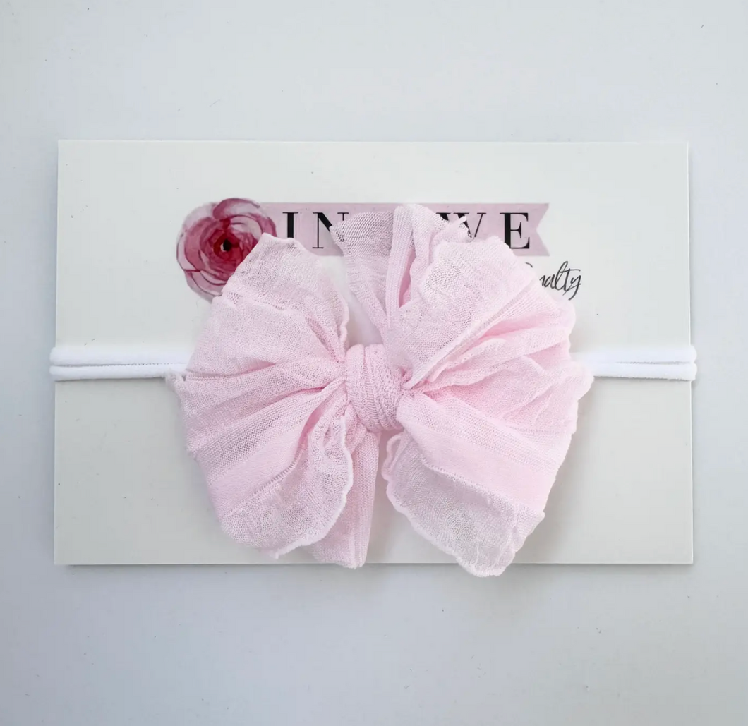 Perfect Pink Nylon Headband