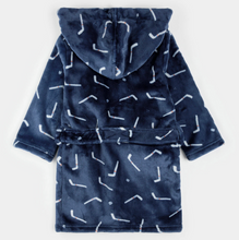 Load image into Gallery viewer, Hockey Sticks Plush Robe
