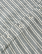 Load image into Gallery viewer, Steel Blue Micro Stripe Ribbed Coverall
