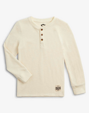 Load image into Gallery viewer, Winter White Thermal Henley
