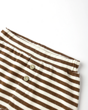 Load image into Gallery viewer, Brown Stripe Baby Cru Pant
