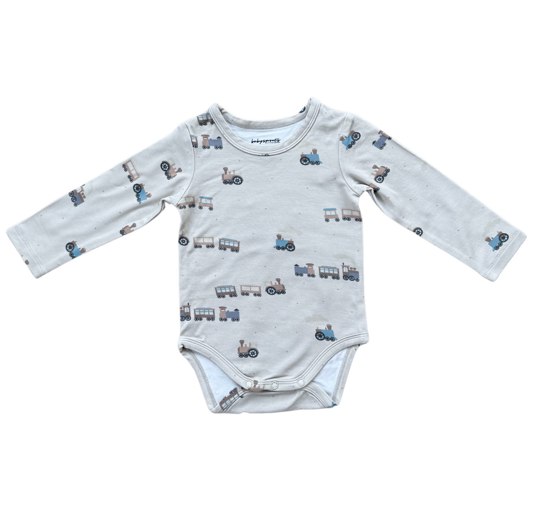Trains Long Sleeve Bodysuit