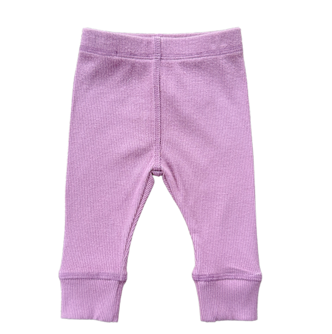 Dusky Orchid Ribbed Legging