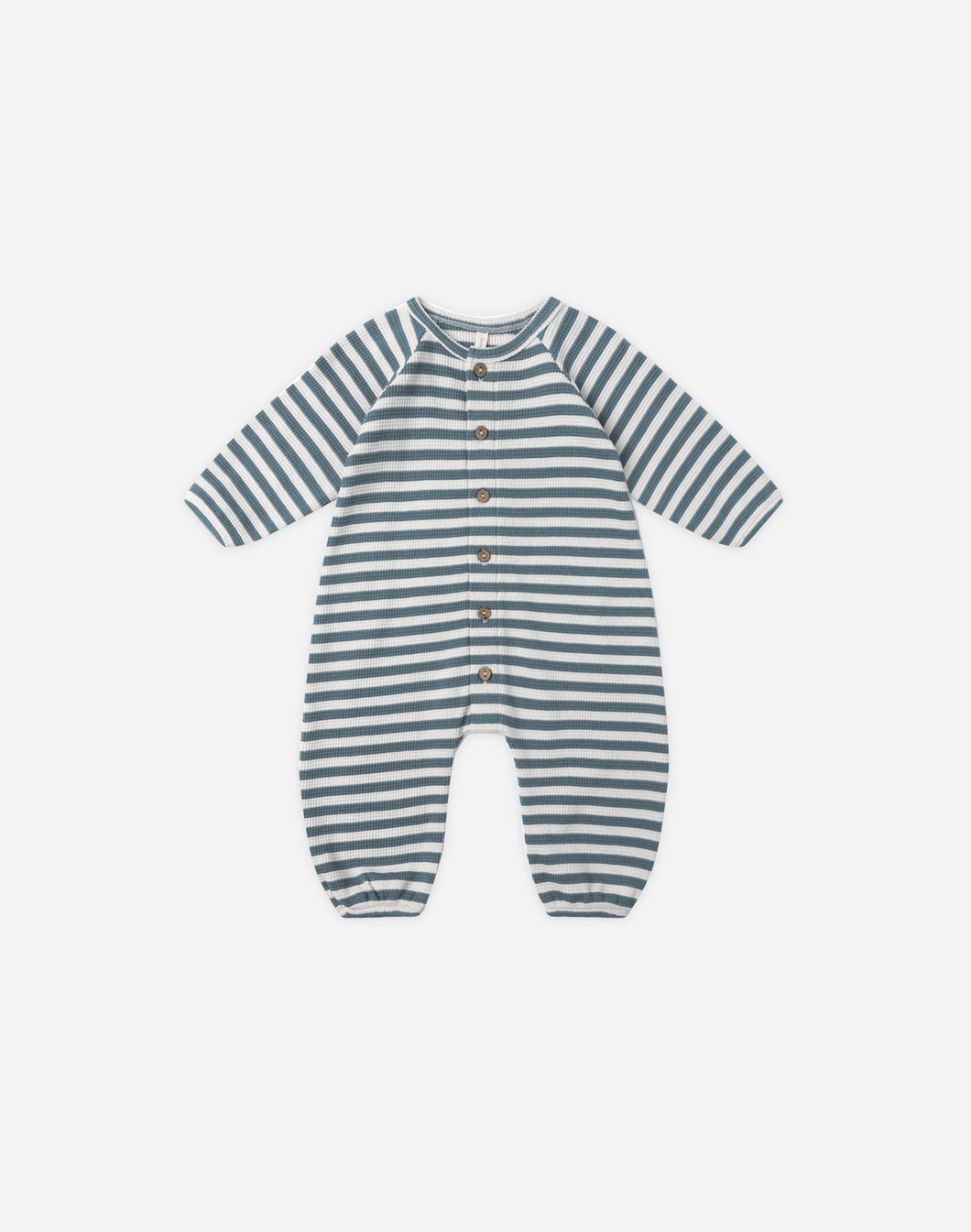 Ocean Stripe Waffle Jumpsuit