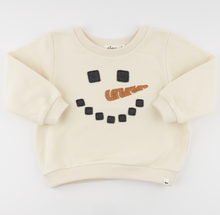 Load image into Gallery viewer, Snowman Face Boxy Sweatshirt
