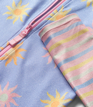 Load image into Gallery viewer, Lavender Sunshine Rashguard Swimsuit
