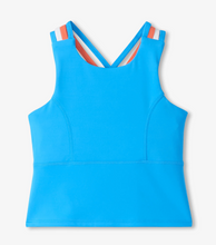 Load image into Gallery viewer, Malibu Blue Strappy Active Tank
