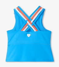 Load image into Gallery viewer, Malibu Blue Strappy Active Tank
