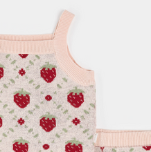 Load image into Gallery viewer, Strawberry Knit Short Set
