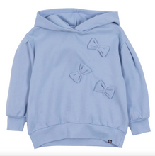 Load image into Gallery viewer, Periwinkle Bow Hoodie
