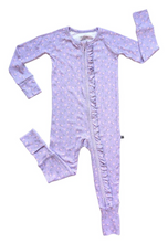 Load image into Gallery viewer, Lila Ruffle Pointelle Convertible Romper
