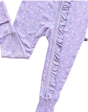 Load image into Gallery viewer, Lila Ruffle Pointelle Convertible Romper
